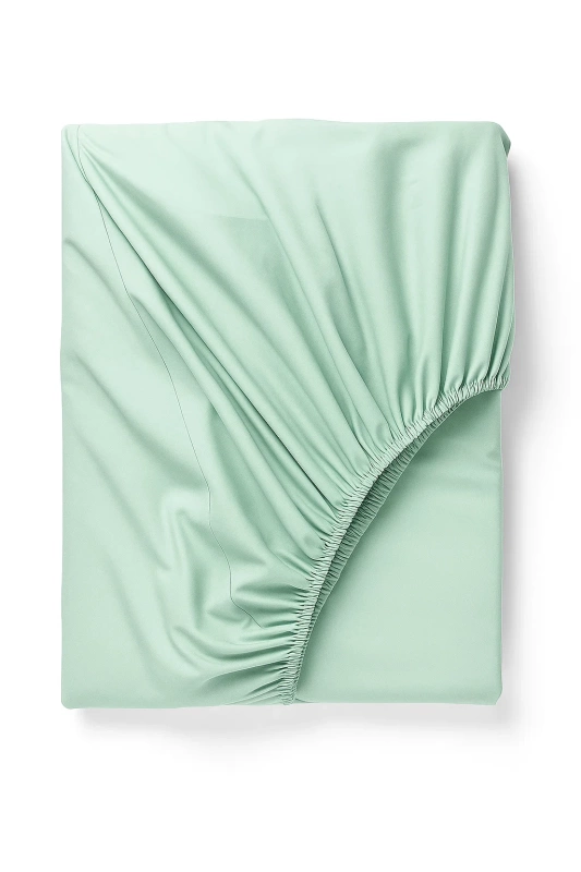 Prześcieradło z gumką miętowe 180x200