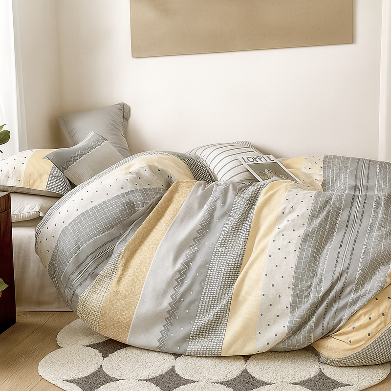 Pościel bawełniana 160x200 3 el. Patrick B-1638