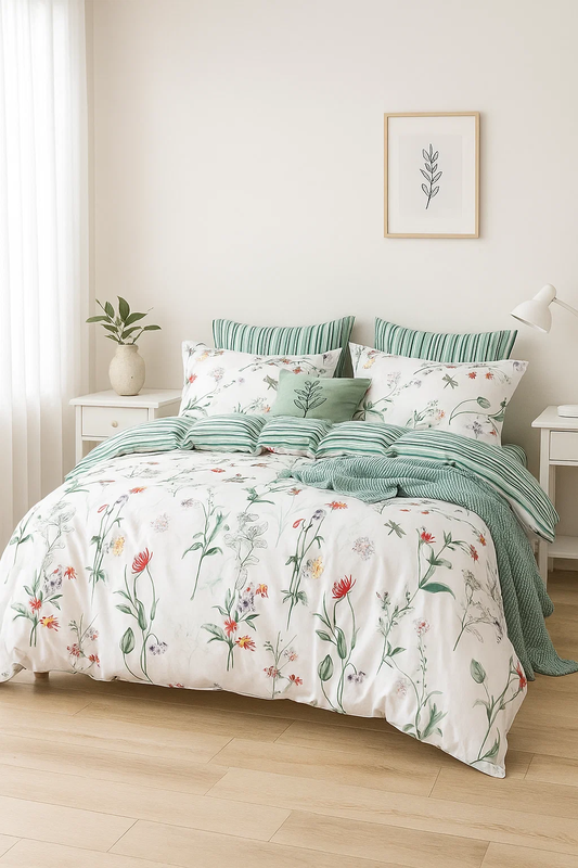 Pościel bawełniana 140x200 2 el. Lato M1459