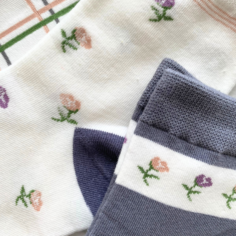 5-pak Skarpetki damskie TULIPS 35-38