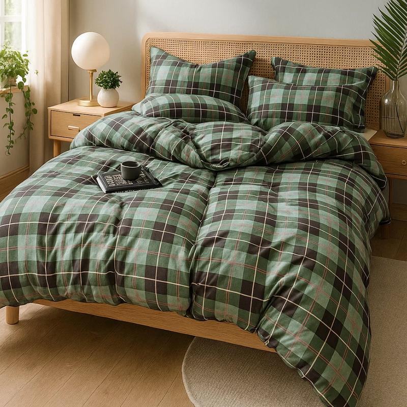 Pościel bawełniana 200x220 3 el. Gabe M2001