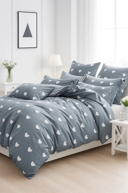 Pościel bawełniana 180x200 3 el. Greyheart M1000/B-1528