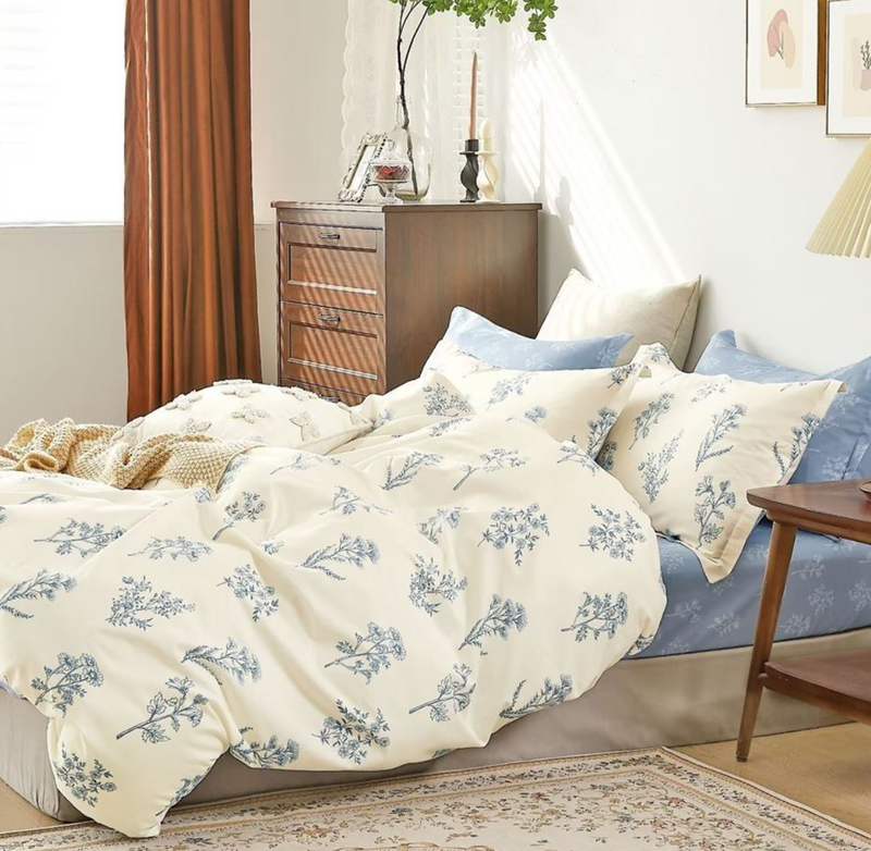 Pościel bawełniana 200x220 3 el. Dove B-1443