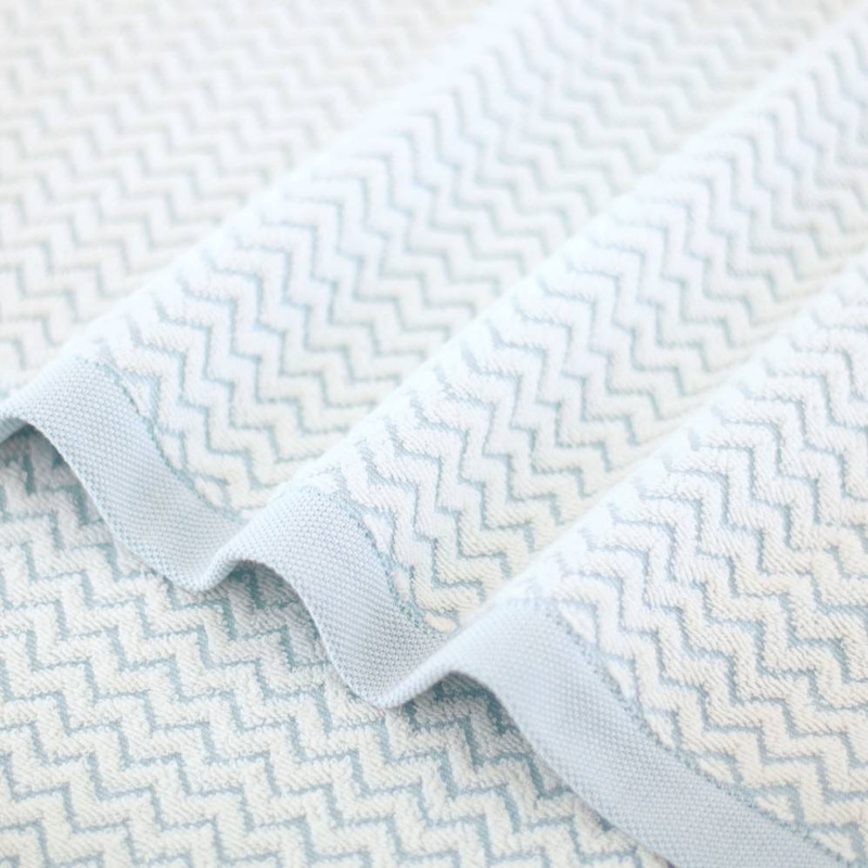 Ręcznik kąpielowy niebieski łazienkowy 70x140 500gsm LAHTI