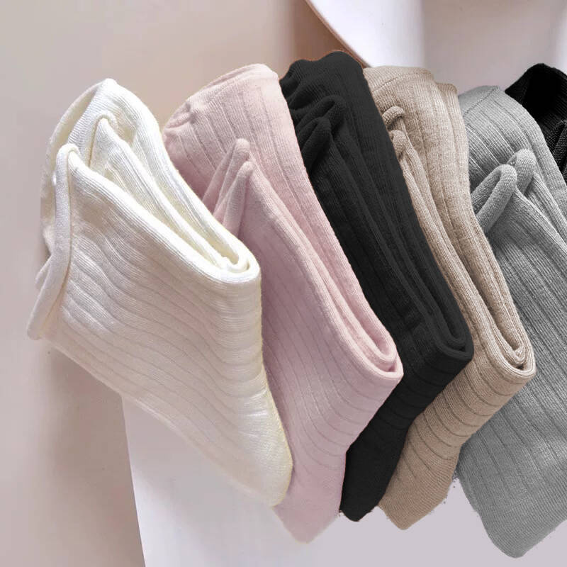 5-pak Skarpetki bawełniane bezuciskowe damskie PASTEL 39-42