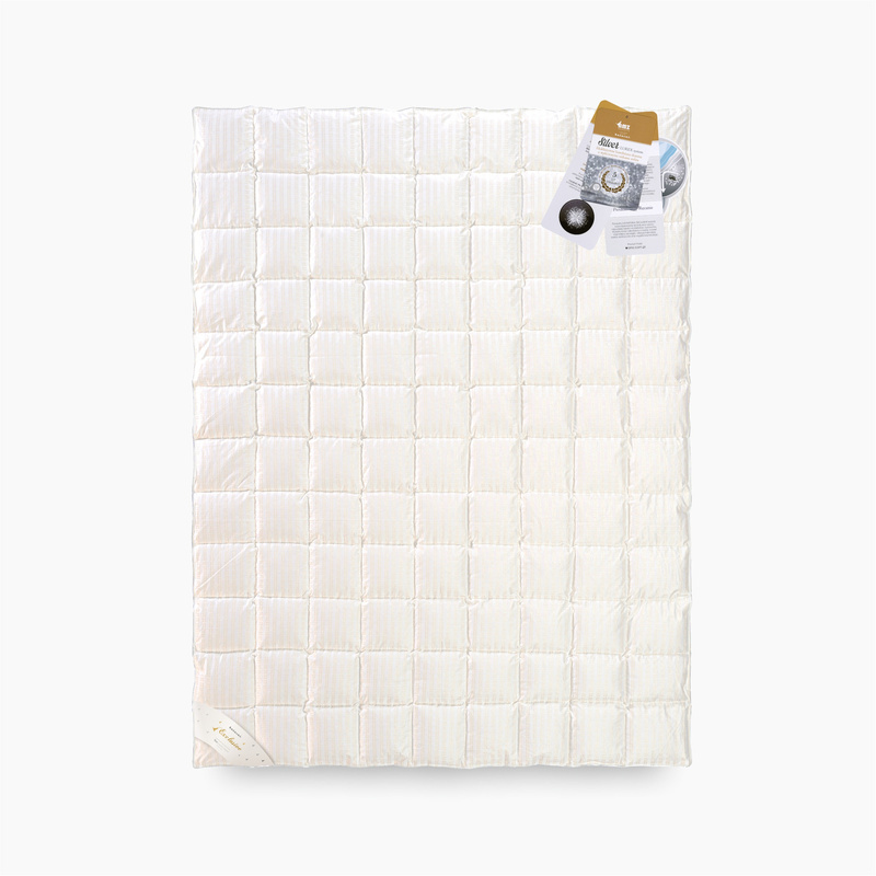 Kołdra 180x200 letnia naturalna puchowa SILVER PRESTIGE