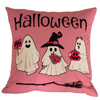 Poszewka na poduszkę Halloween różowa w duszki 40x40 PINK GHOSTS