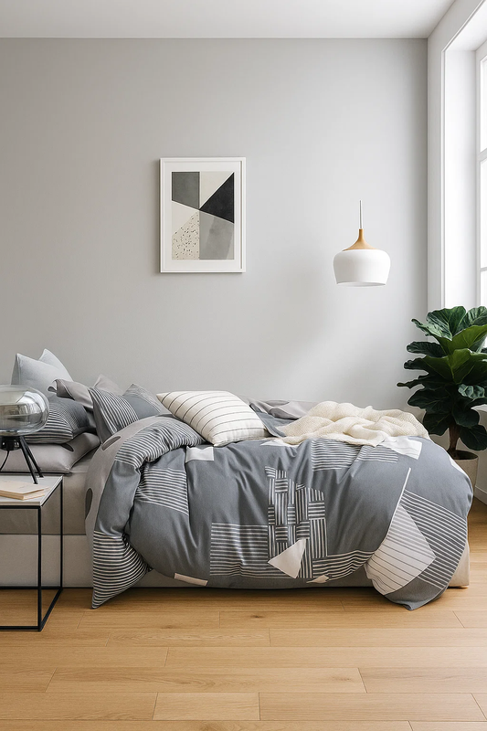 Pościel bawełniana 140x200 2 el. Undo B-1310