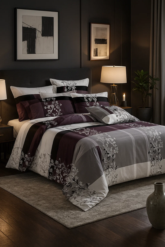 Pościel bawełniana 180x200 3 el. Elegant B-175