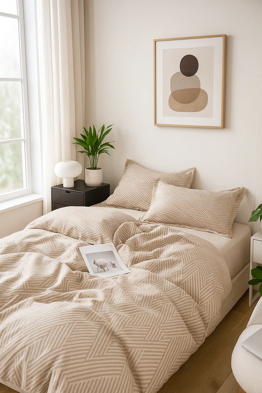 Pościel bawełniana 200x220 3 el. Ellio B-1640/M1990