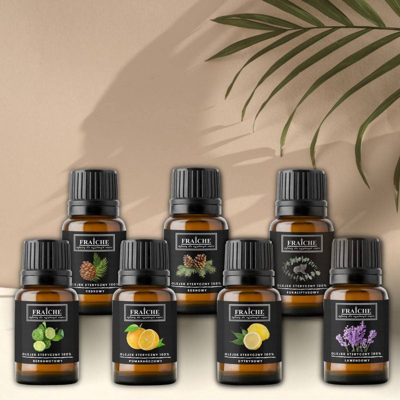 Zestaw olejków eterycznych naturalnych 7x10ml