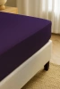 Prześcieradło z gumką fioletowe 180x200