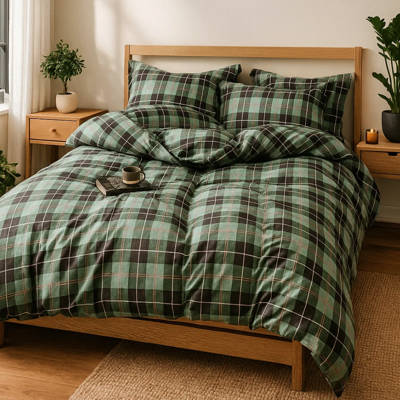 Pościel bawełniana 200x220 3 el. Gabe M2001