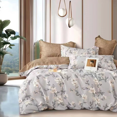 Pościel flanelowa w kwiaty 160x200 3 el. Formosa A019