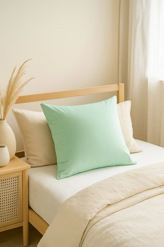 Poszewka na poduszkę bawełniana 50x60 szałwiowa