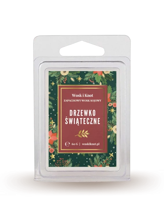 Wosk zapachowy sojowy do kominka DRZEWKO ŚWIĄTECZNE