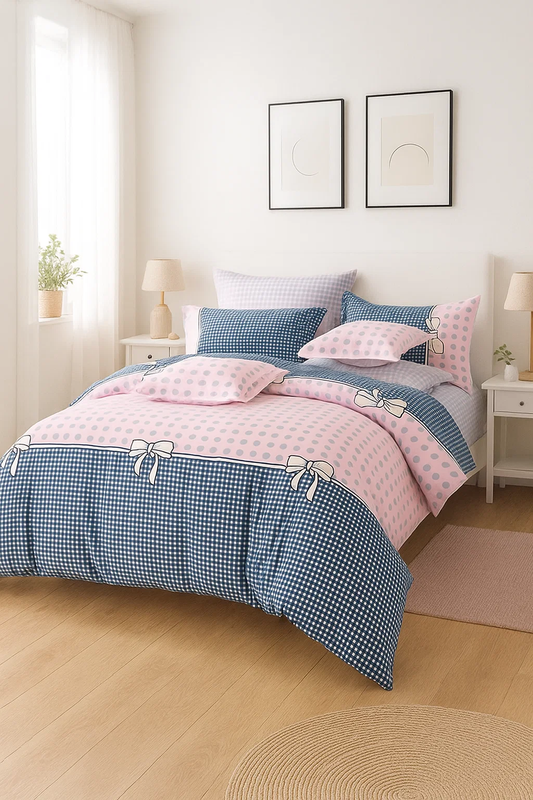 Pościel bawełniana 140x200 2 el. Lolita B-537 M1007