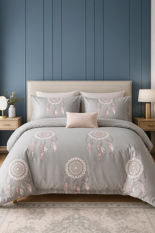 Pościel bawełniana 160x200 3 el. Ambess M1846