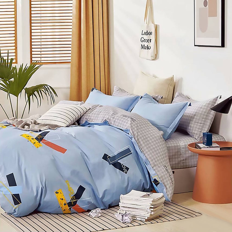 Pościel bawełniana 160x200 3 el. Levi B-1291