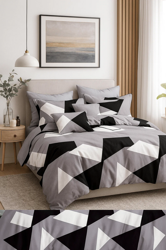 Pościel bawełniana 160x200 3 el. Astra M1986