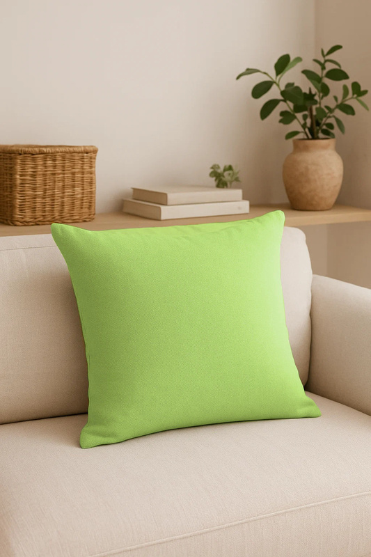 Poszewka na poduszkę bawełniana zielona 40x40