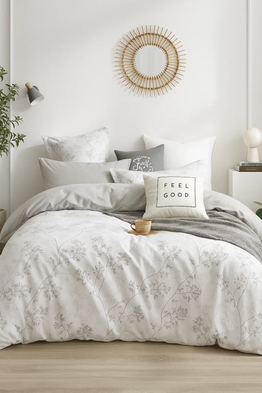 Pościel bawełniana 200x220 3 el. Hemera B-1440