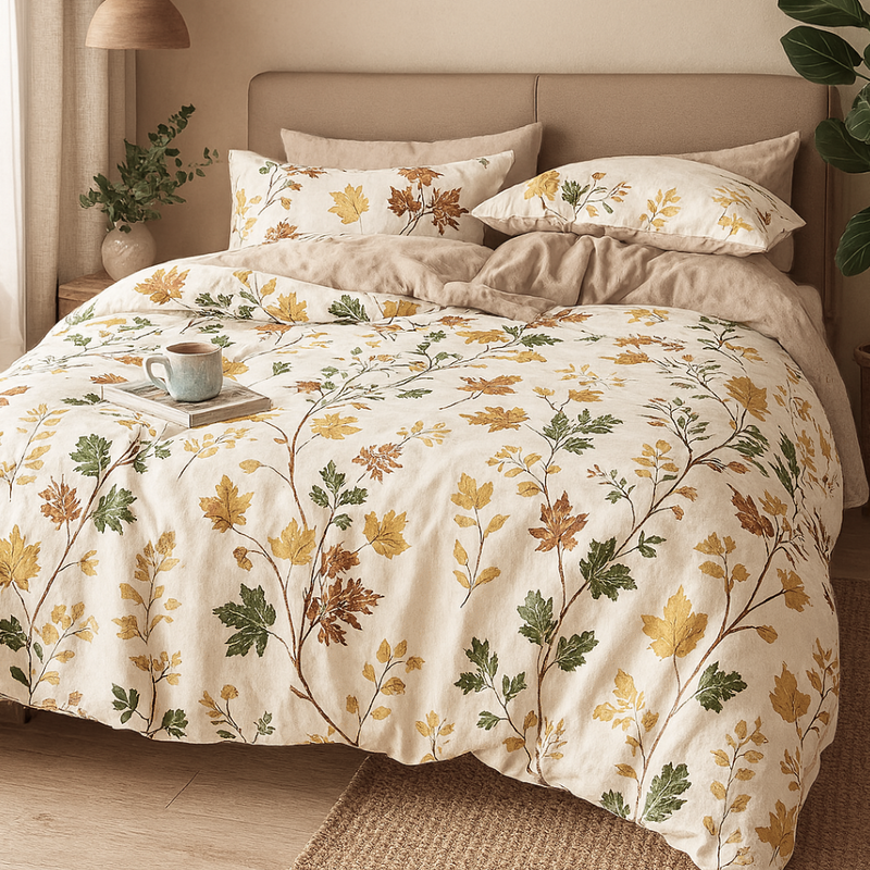 Pościel bawełniana 160x200 3 el. Fallen M1878