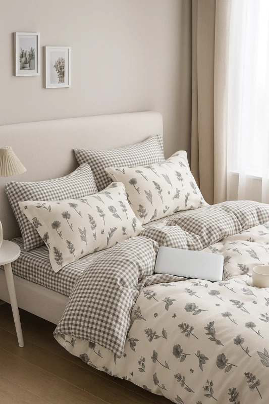 Pościel bawełniana 160x200 3 el. Soul M1537