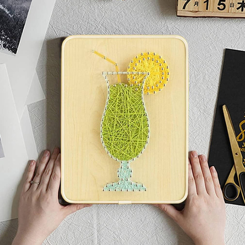 Zestaw String Art do samodzielnego złożenia Drink