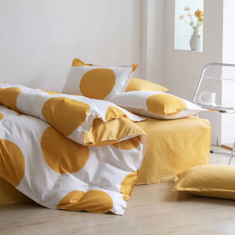 Pościel żółta 160x200 3el Miley C-43