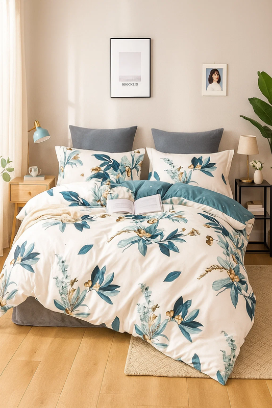 Pościel bawełniana 160x200 3 el. Island B-1179