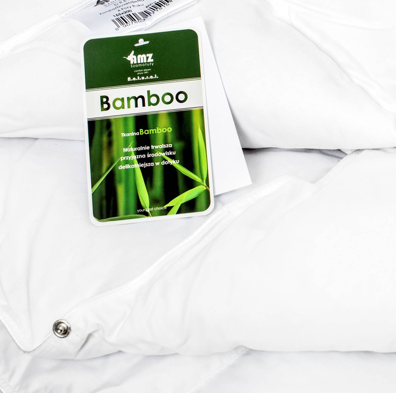 Kołdra 135x200 całoroczna bambusowa puchowa naturalna antyalergiczna DREAM