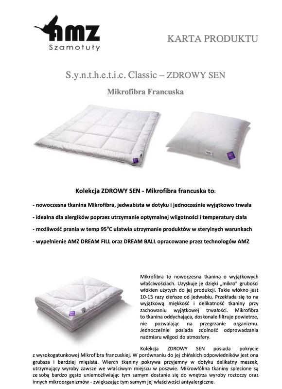 Kołdra całoroczna antyalergiczna 135x200 mikrofibra