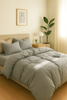 Pościel bawełniana 140x200 2 el. Light Grey M1420/B-02