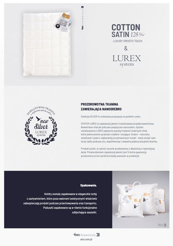 Kołdra 200x220 całoroczna naturalna puchowa SILVER