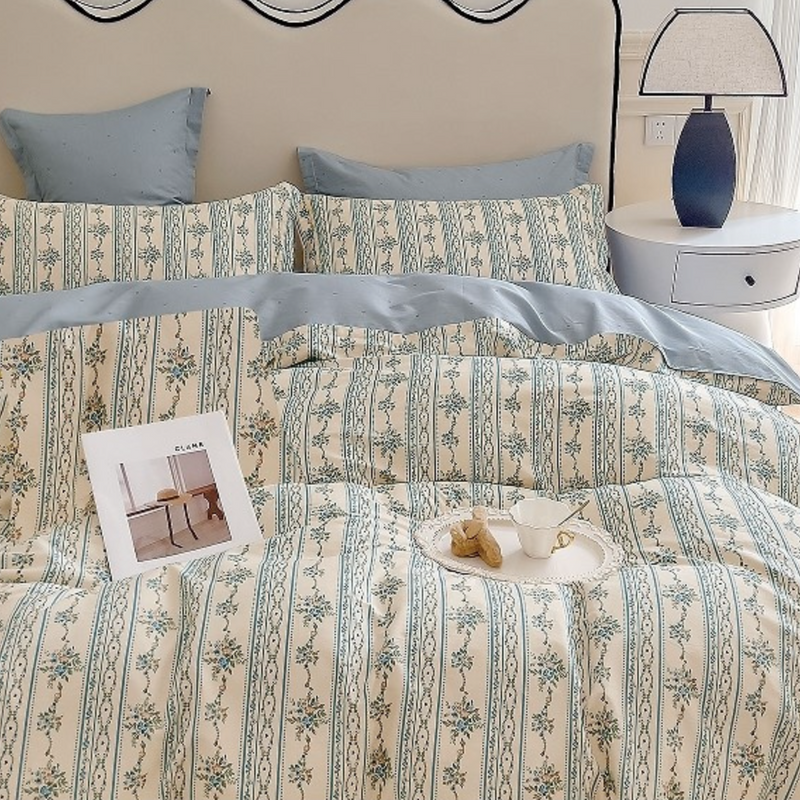 Pościel bawełniana 140x200 2 el. Beline M1708