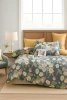 Pościel flanelowa gruba zimowa ciepła w kwiaty Concordia 200x220 4 el. A-053