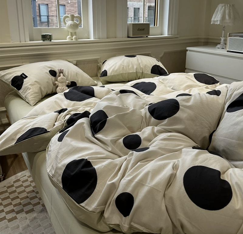 Pościel bawełniana 140x200 2 el. Looney M1829