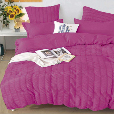 Pościel z mikrowłókna Kora 200x220 3 el. Rose nr222