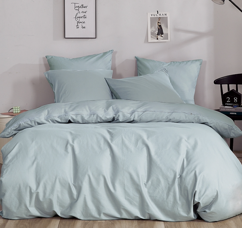 Pościel bawełniana 160x200 3 el. Baby Blue M1751