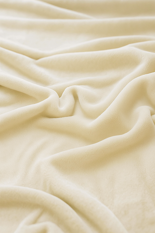 Prześcieradło pluszowe z gumką MIŚ kremowe ecru 200x220