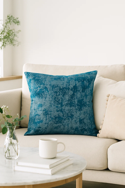 Poszewka na poduszkę dekoracyjna Shiny Turkus 40x40