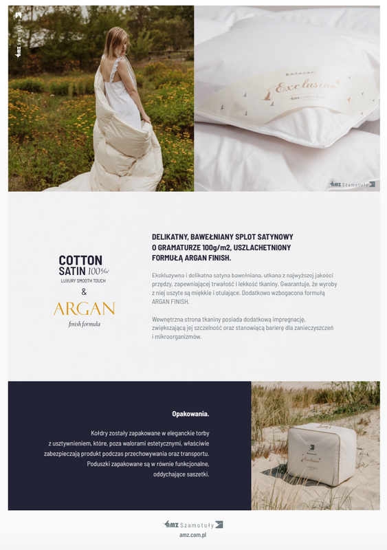 Kołdra 200x200 całoroczna naturalna puchowa PREMIUM GOLD CITY