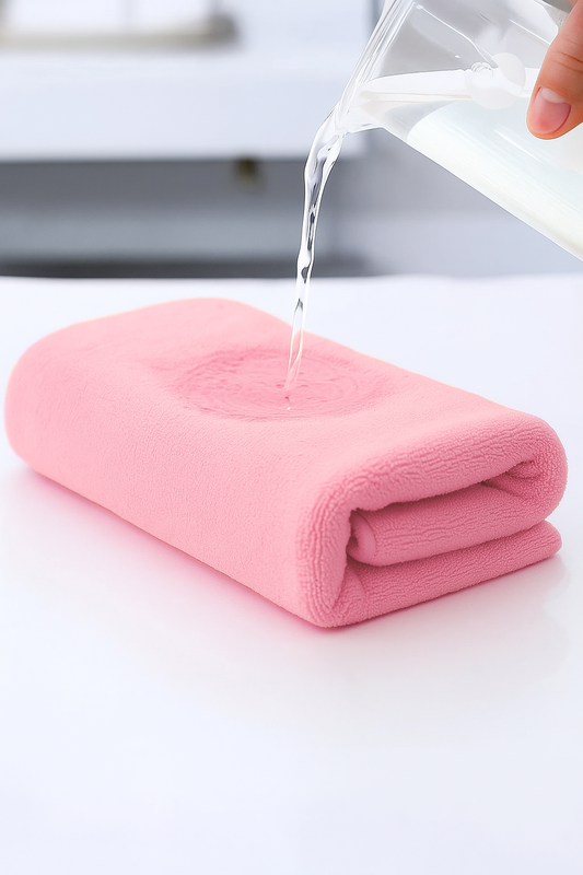 Ręcznik kąpielowy MIKRO jasny różowy z mikrofibry 70x140 szybkoschnący