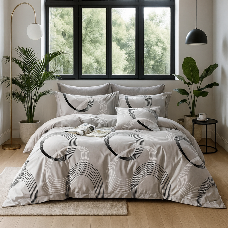 Pościel bawełniana 160x200 3 el. Coleen B-1601