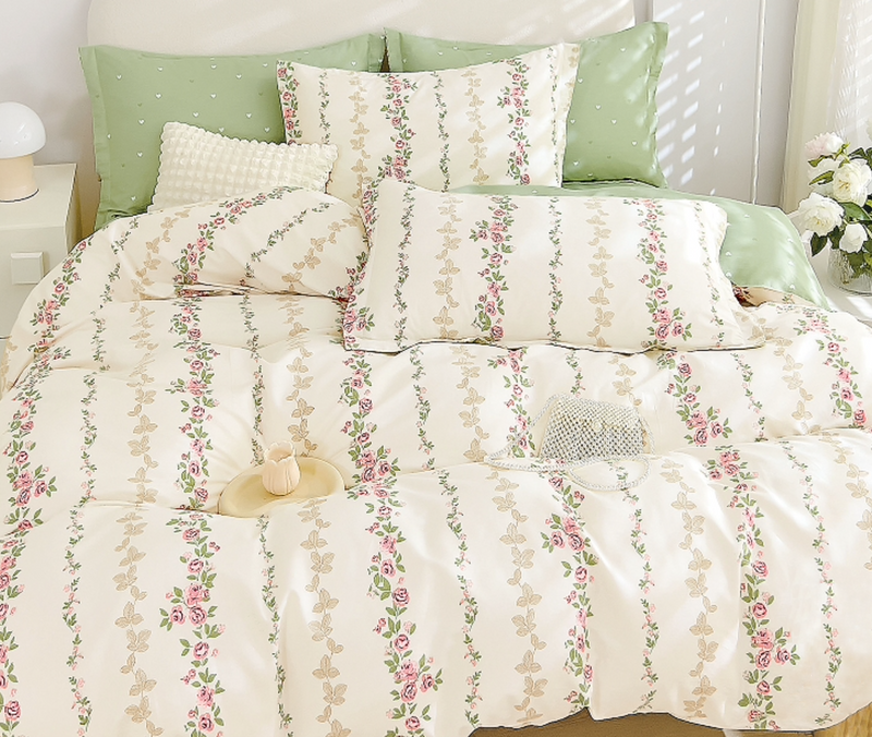 Pościel bawełniana 160x200 3 el. Melody M1746