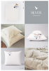 Poduszka 50x60 naturalna puchowa 90% SILVER