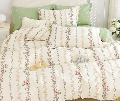 Pościel bawełniana 160x200 3 el. Melody M1746